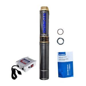 BOMBA DE AGUA HYUNDAI SUMERGIBLE DE 1HP MONOFASICA POZO DE 4" DESCARGA EN 2" IMPULSORES EN NORYL HYWP1020G
